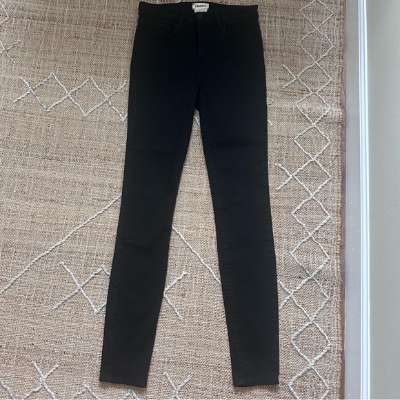 L’AGENCE Marguerite Skinny Jeans 2 Pairs Noir Marino Blue 28 - Picture 9 of 13